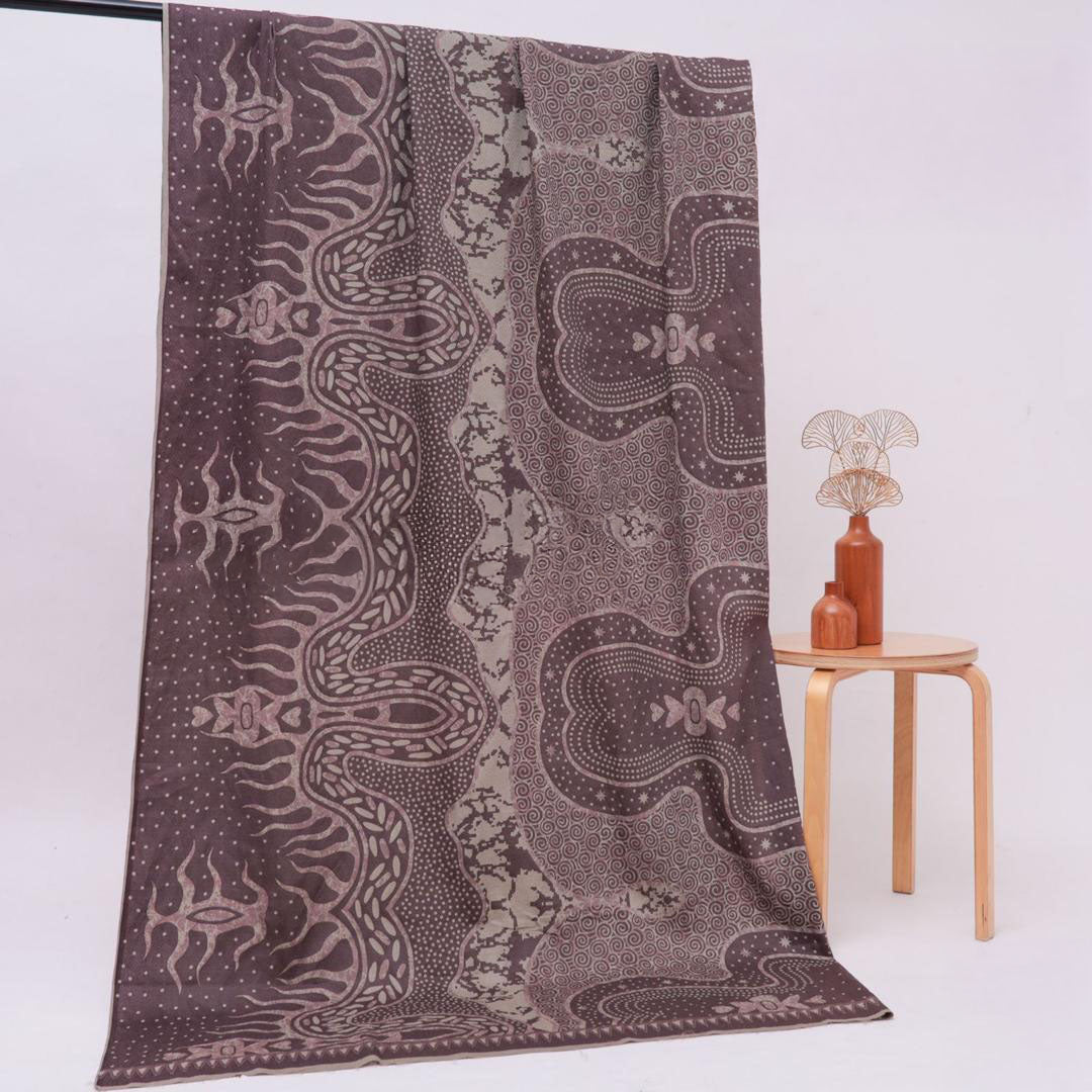 Batik Fabric - Enchanted Tapestry - Earthen Reverie