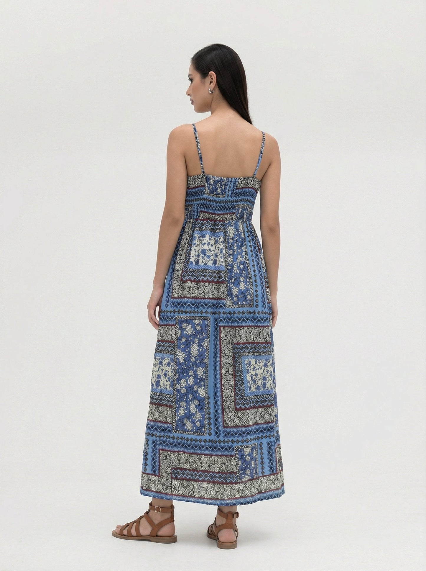 Luna Patchwork Maxi Dress