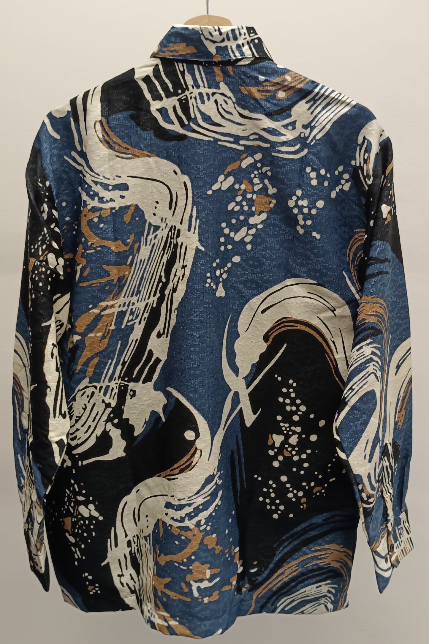 Men's Batik Shirt - Ocean Tempest | Long Sleeves 2