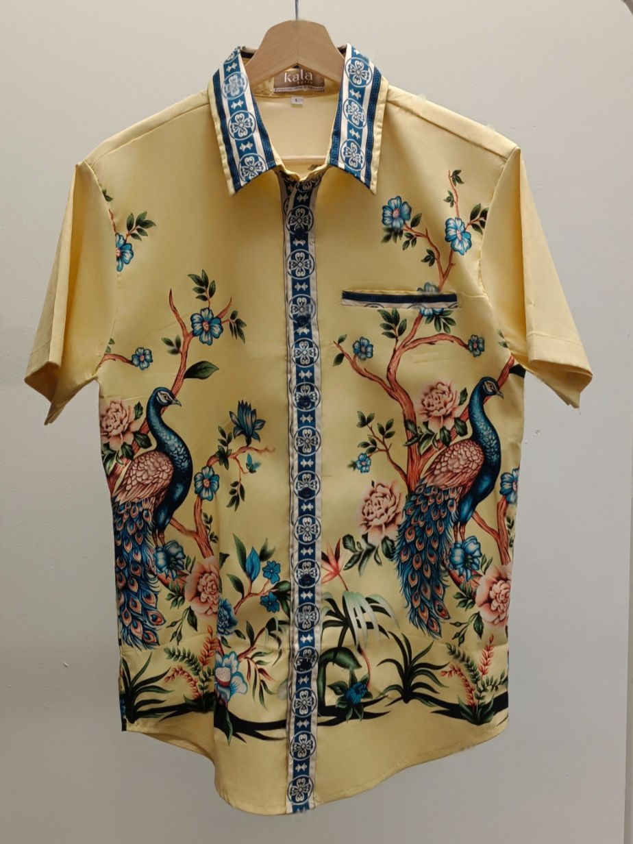 Women's Batik Shirt - Regal Peacock