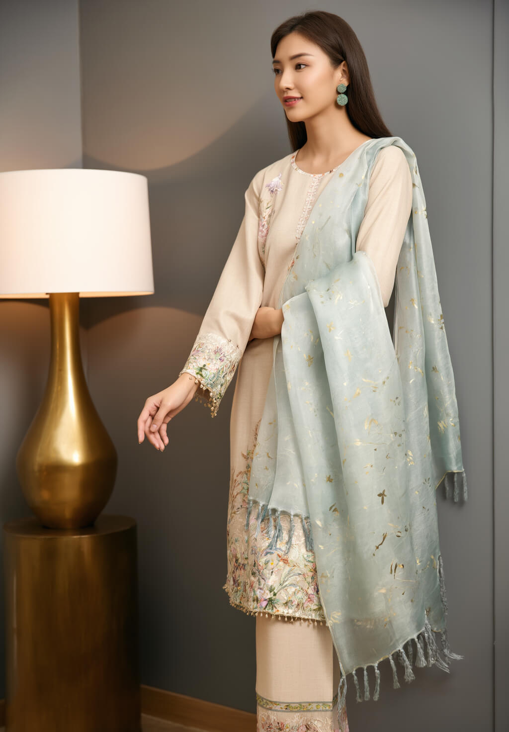 Women's Fusion Batik Kurung Set - Heritage Bloom