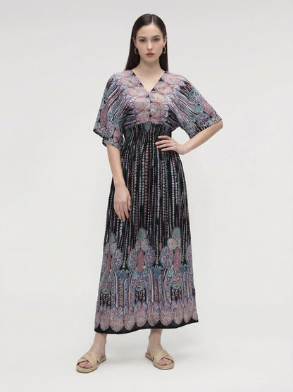 Aira Smocked Maxi Dress