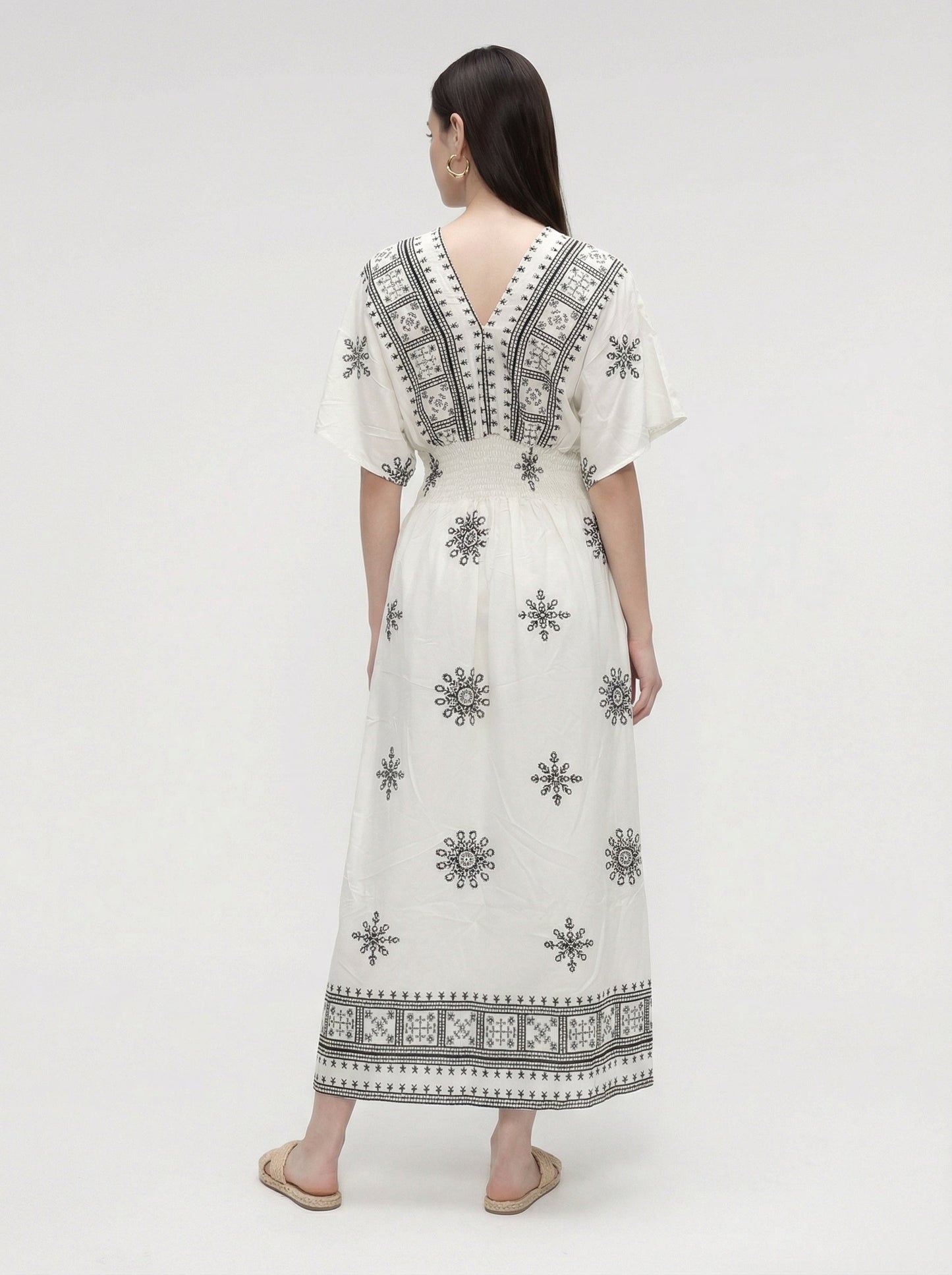 Aira Smocked Maxi Dress