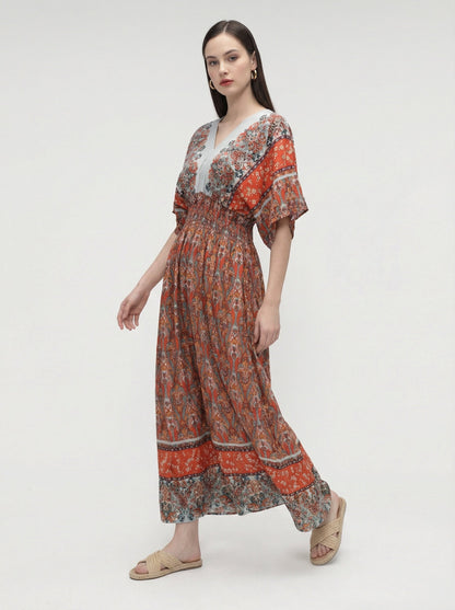 Aira Smocked Maxi Dress