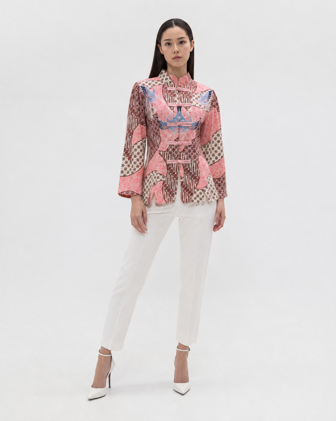 Women’s Batik Tang Suit – Prosperity in Bloom