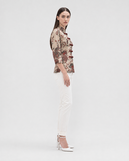 Women’s Batik Tang Suit – Prosperity in Bloom