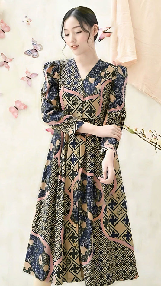 Women_s_Batik_Midi_Dress_-_Artistic_Heritage