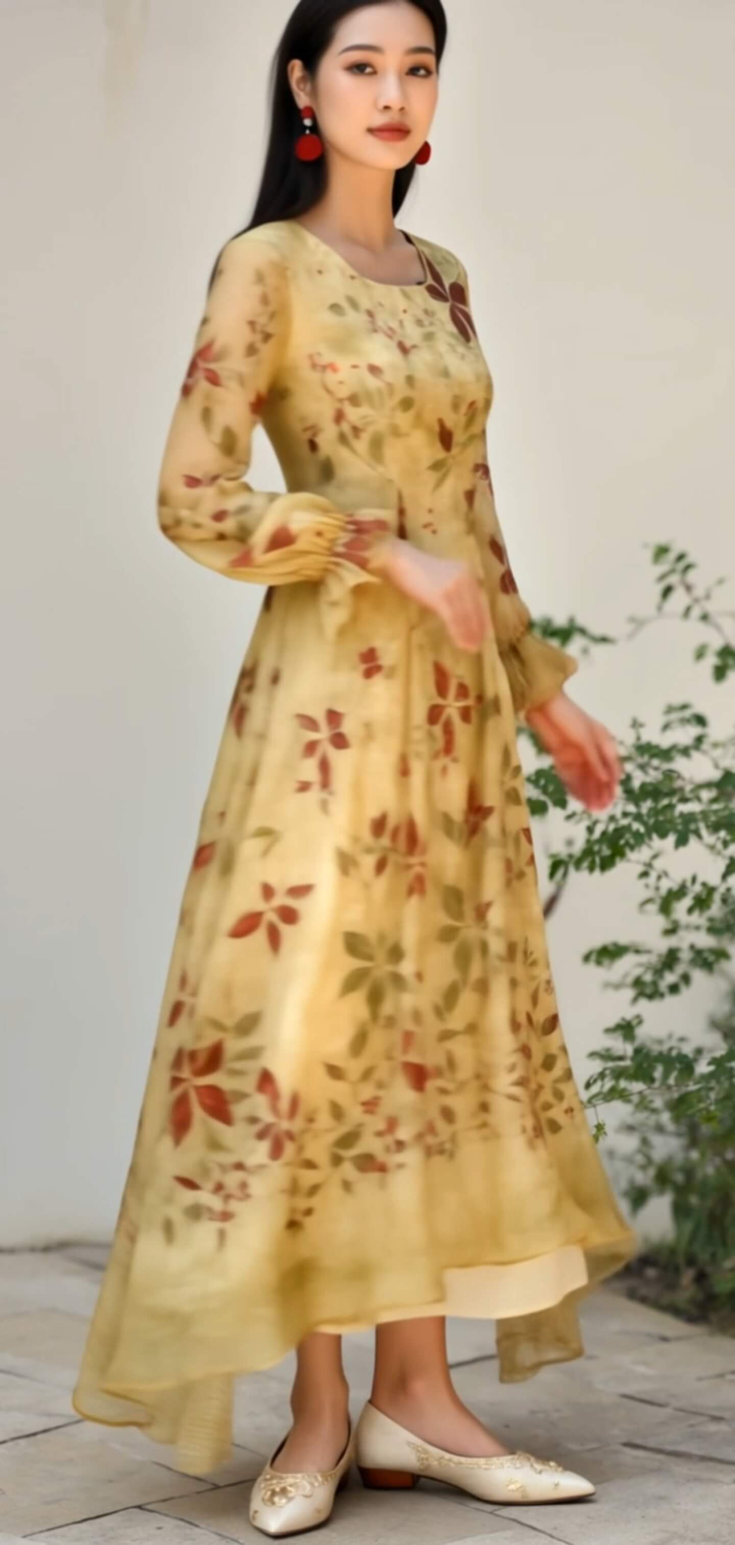 Women's Fusion Batik Dress - Autumn 3