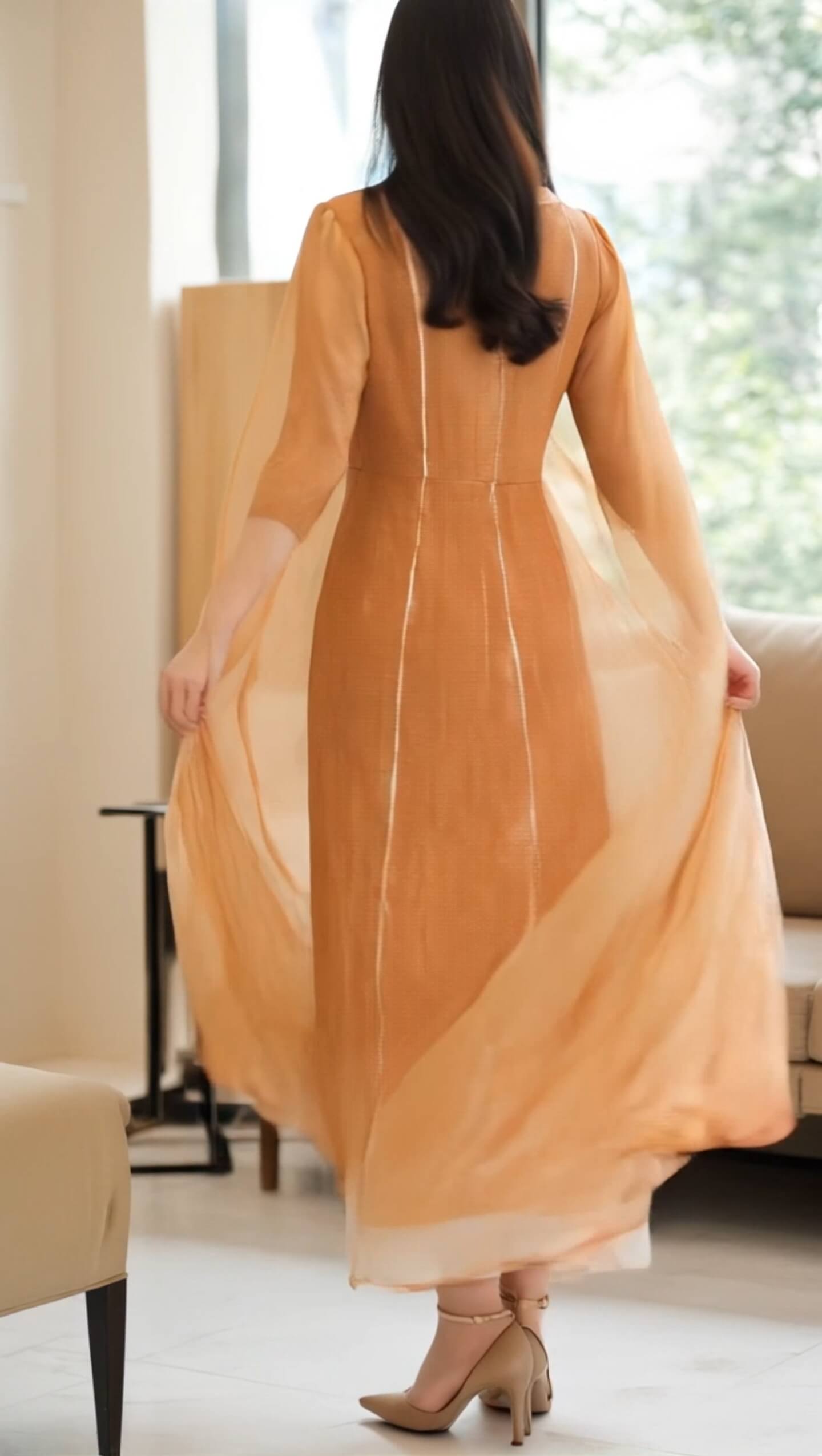 Women's Fusion Batik Dress - Ember Flower 3