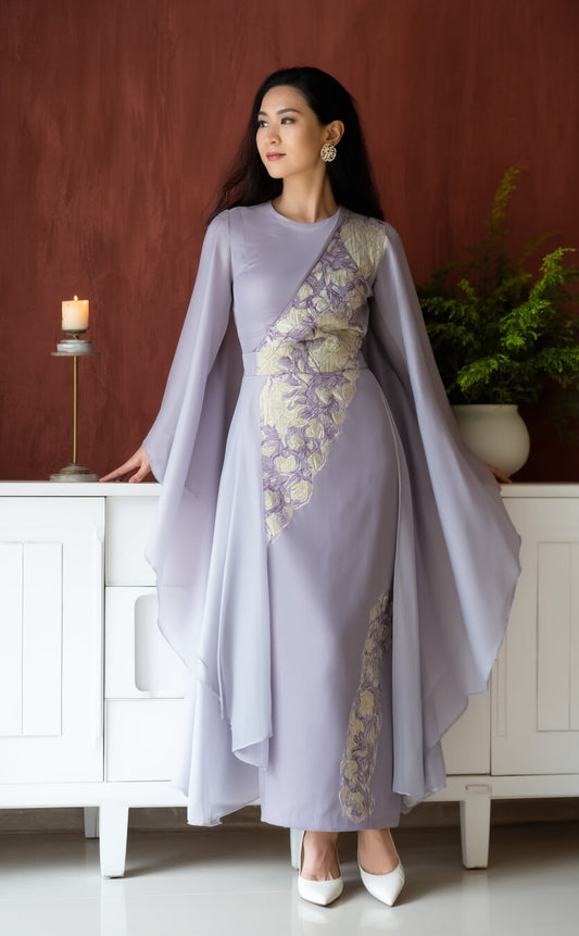 Women's Fusion Batik Dress - Iris Royale