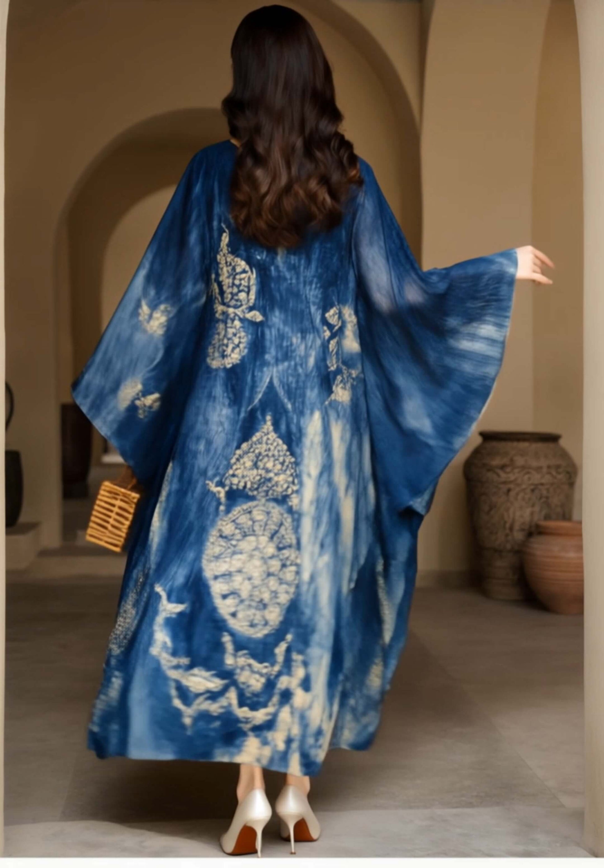 Women's Fusion Batik Dress - Sapphire of the South 3
