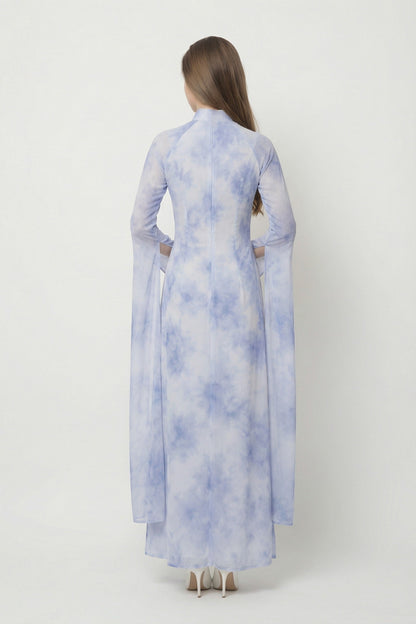 Womens Fusion Batik Dress - Lavender Princess