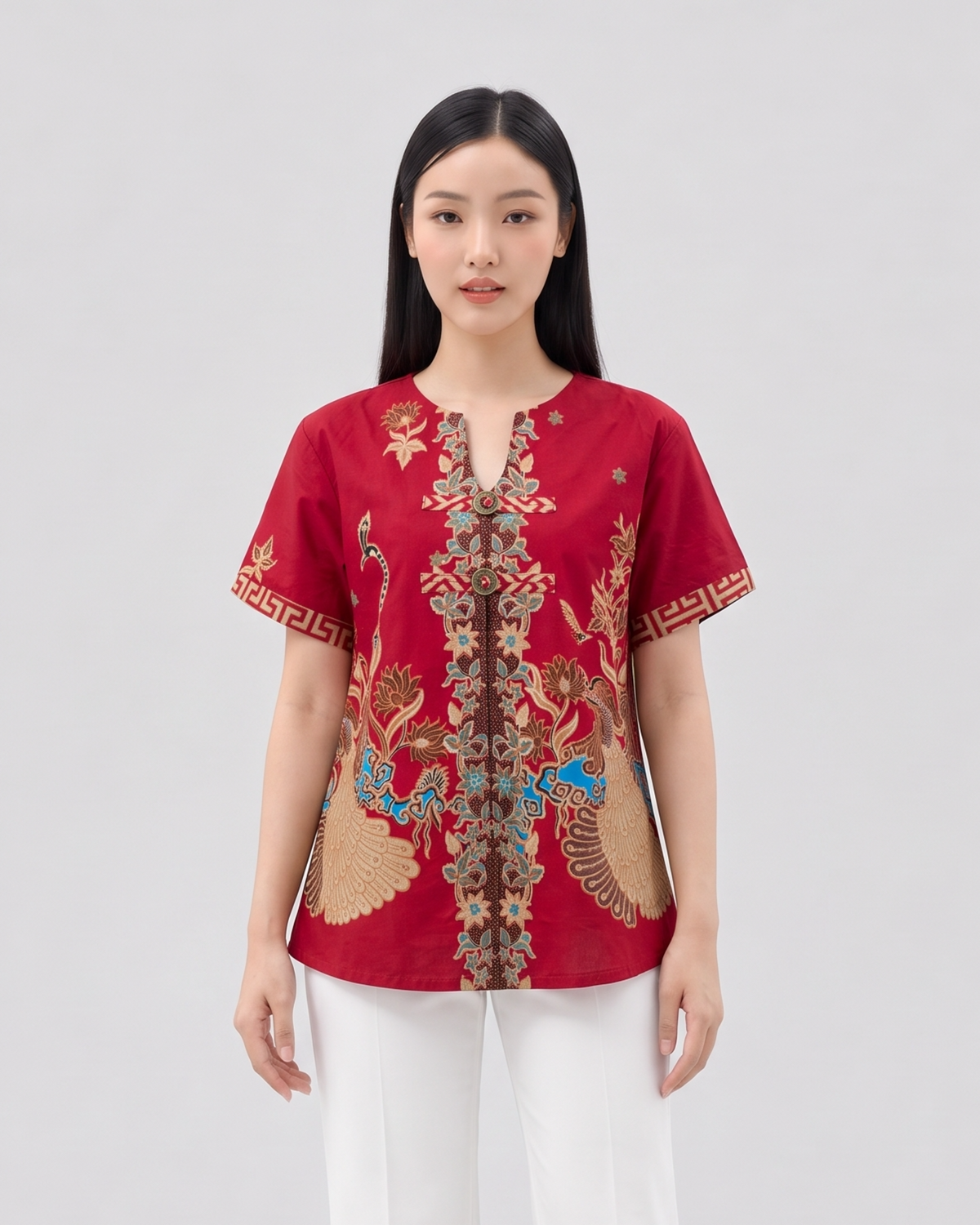 Women's Batik Tang Suit - Phoenix Prosperity
