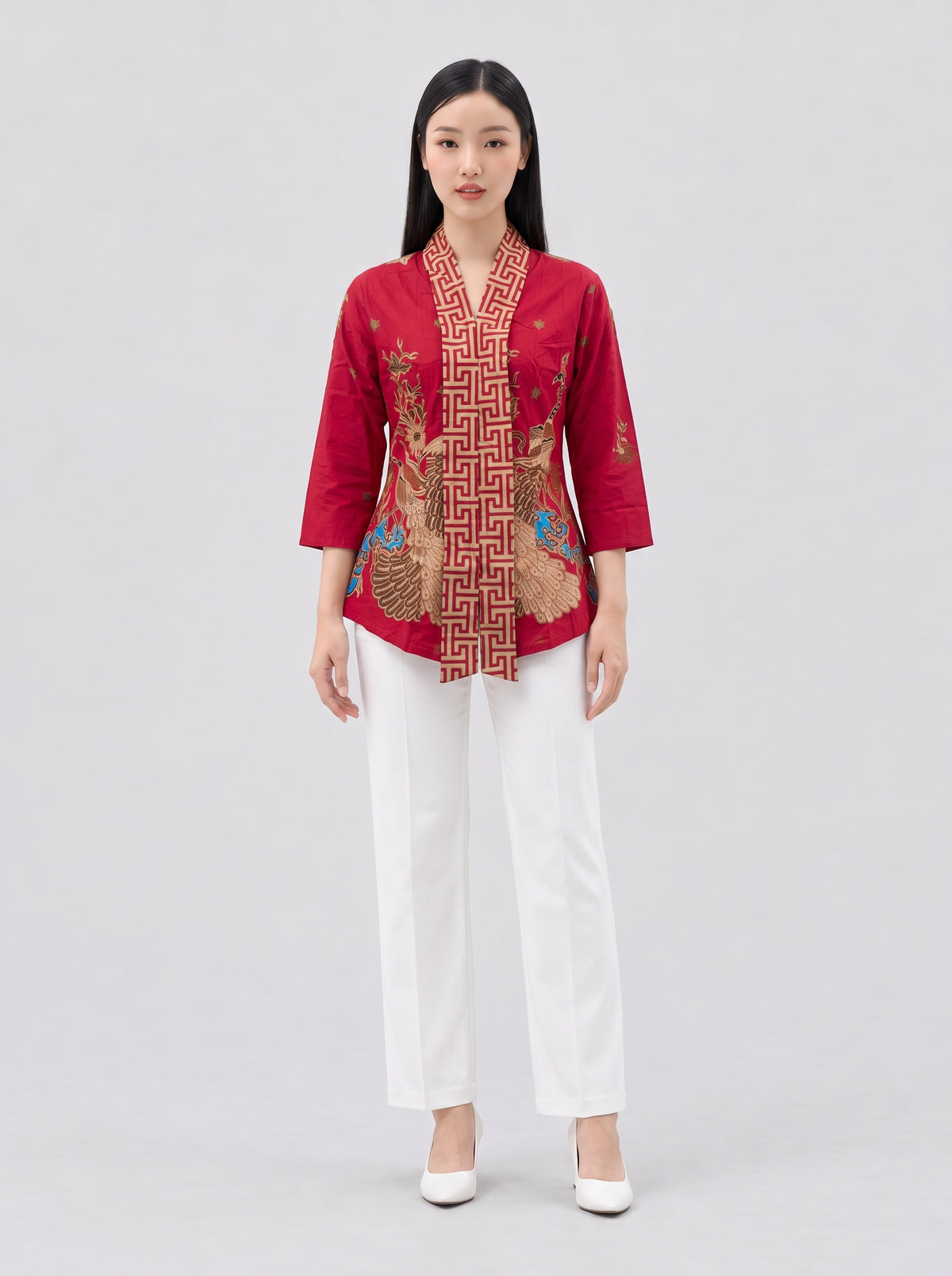Women's Batik Kebaya - Phoenix Prosperity