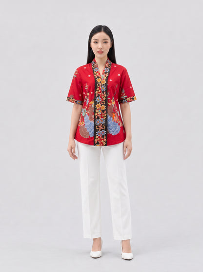 Women's Kebaya Blouse - Phoenix Prosperity
