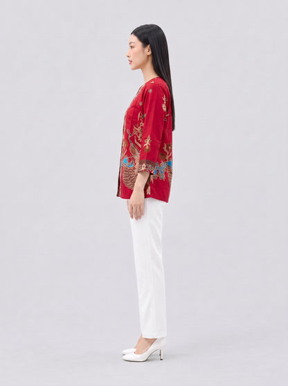 Women's Batik Blouse - Phoenix Prosperity