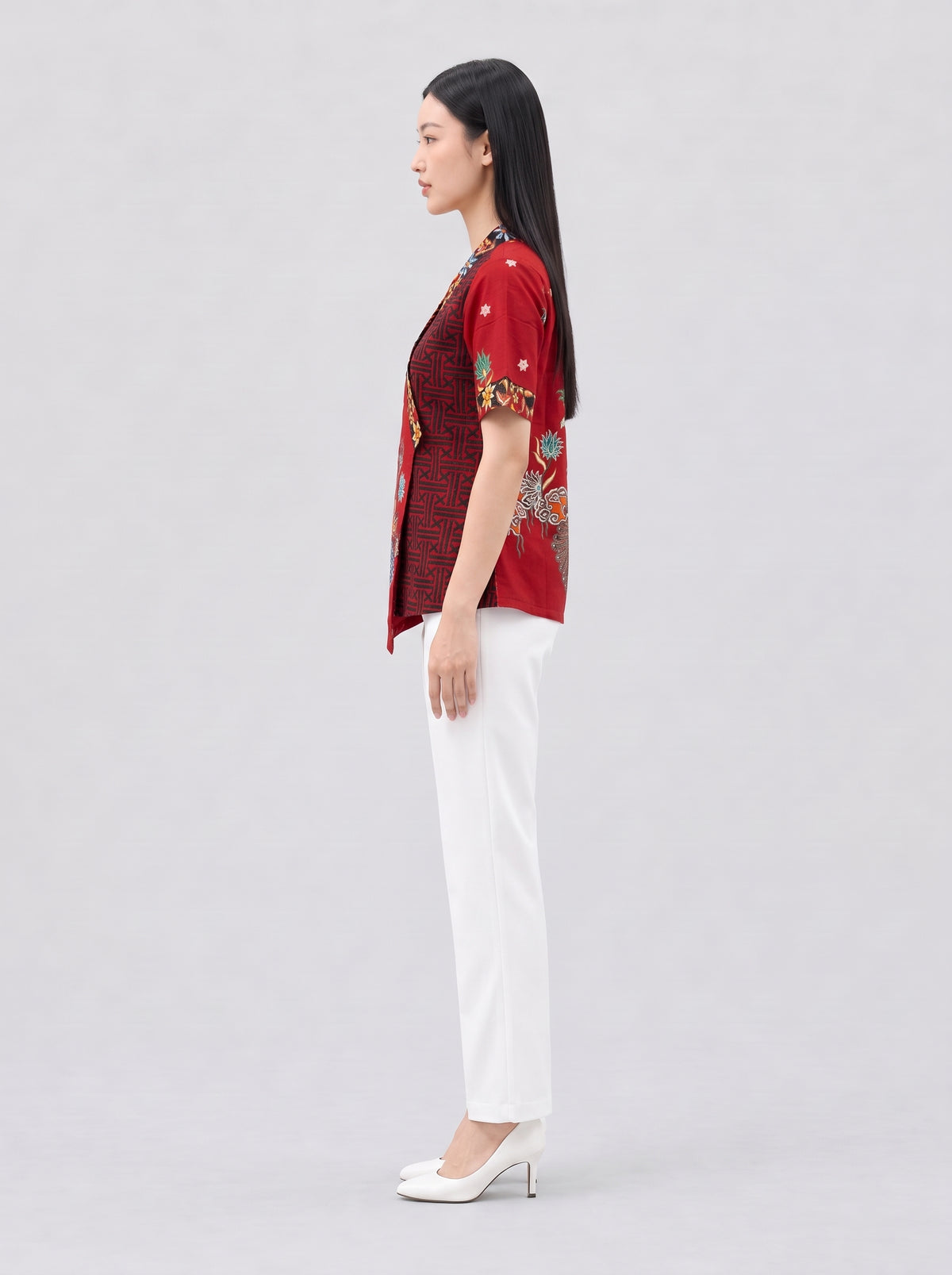 Women's Batik Kimono - Phoenix Prosperity