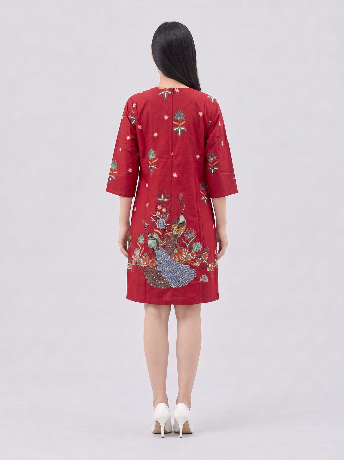 Women's Batik Kimono Dress - Phoenix Prosperity