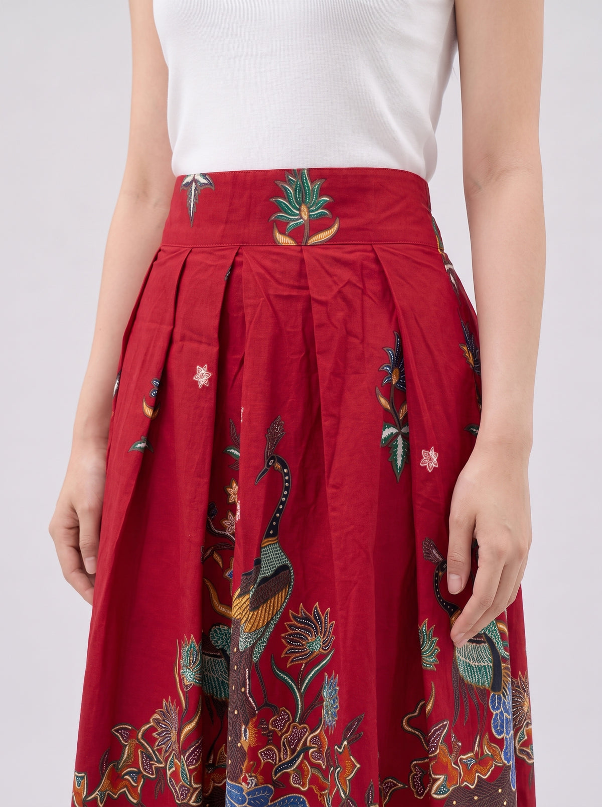 Women's Batik A-line Skirt - Phoenix Prosperity
