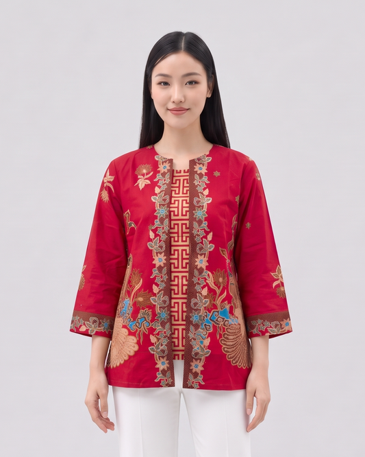 Women's Batik Blouse - Phoenix Prosperity