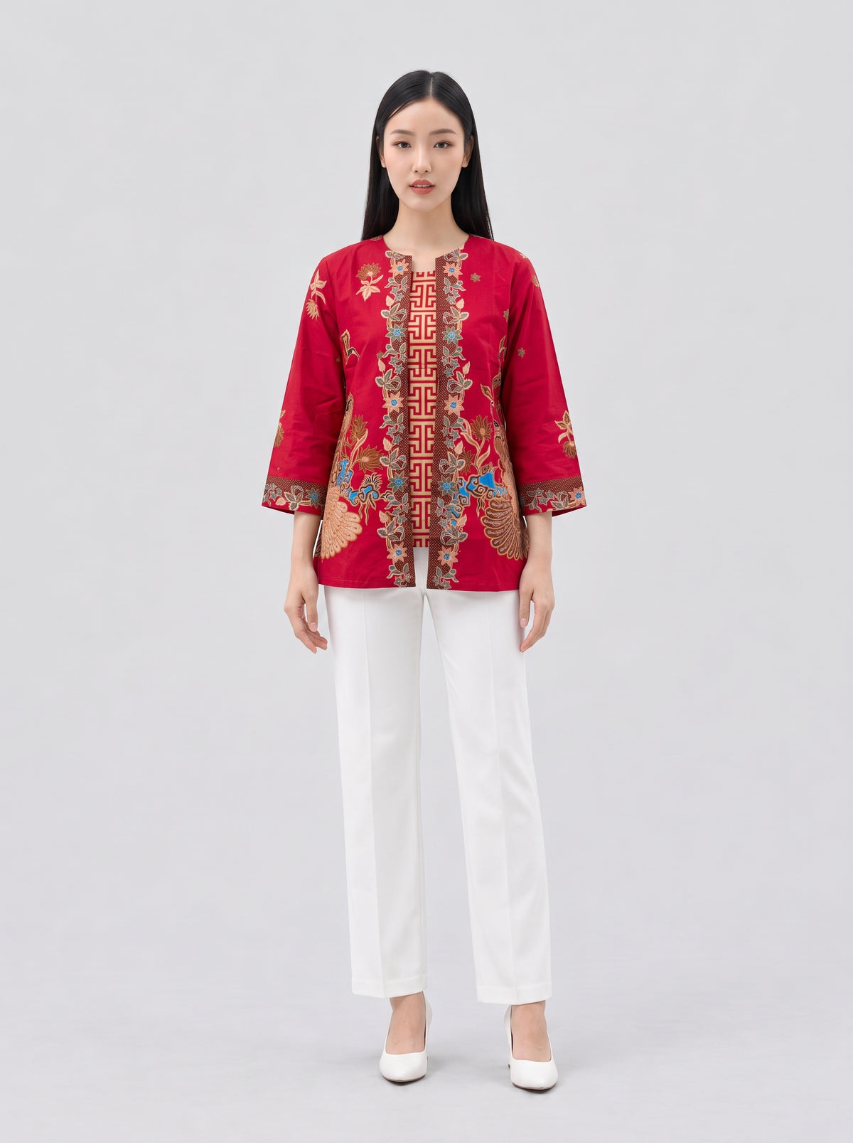 Women's Batik Blouse - Phoenix Prosperity