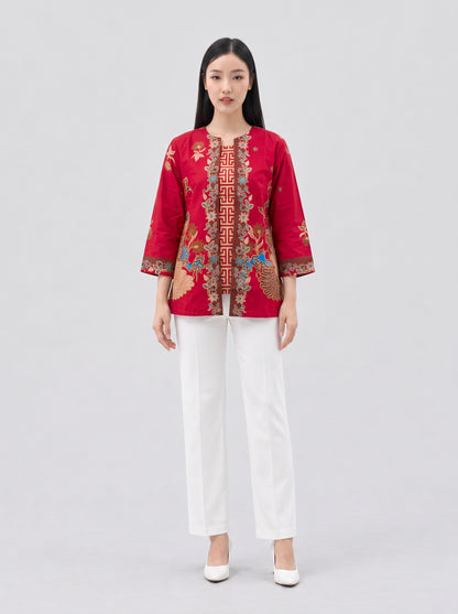 Women's Batik Blouse - Phoenix Prosperity