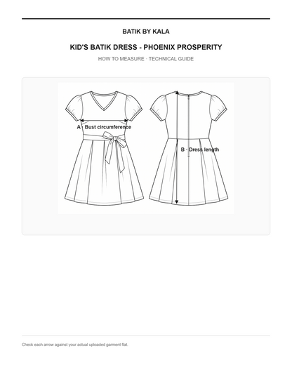 Kid's Batik Dress - Phoenix Prosperity