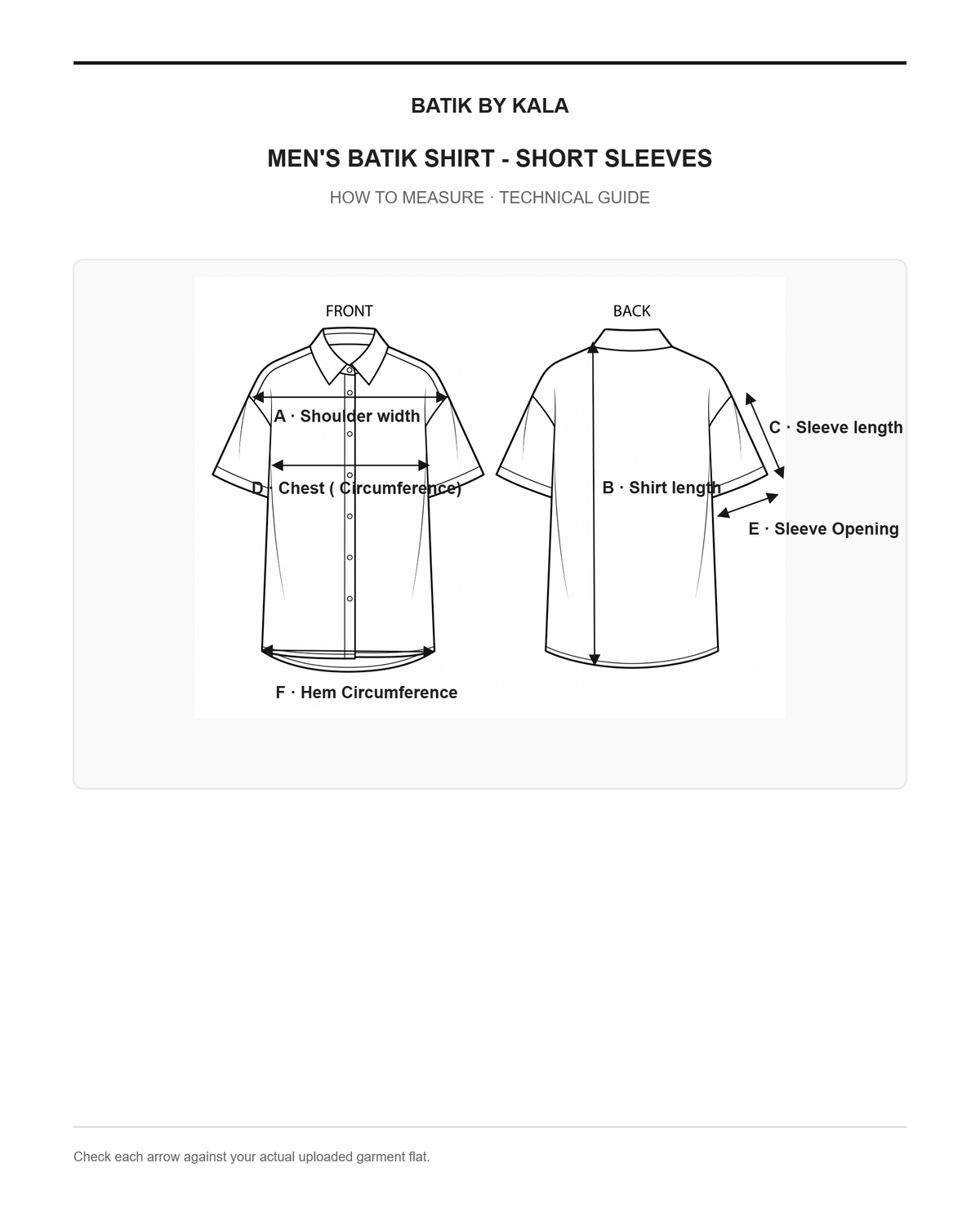 Men's Batik Shirt - Phoenix Prosperity | Short Sleeves
