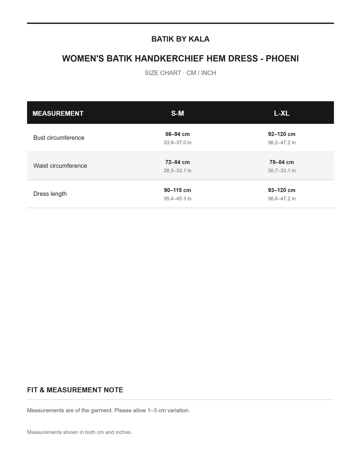 Women's Batik Handkerchief Hem Dress - Phoenix Prosperity