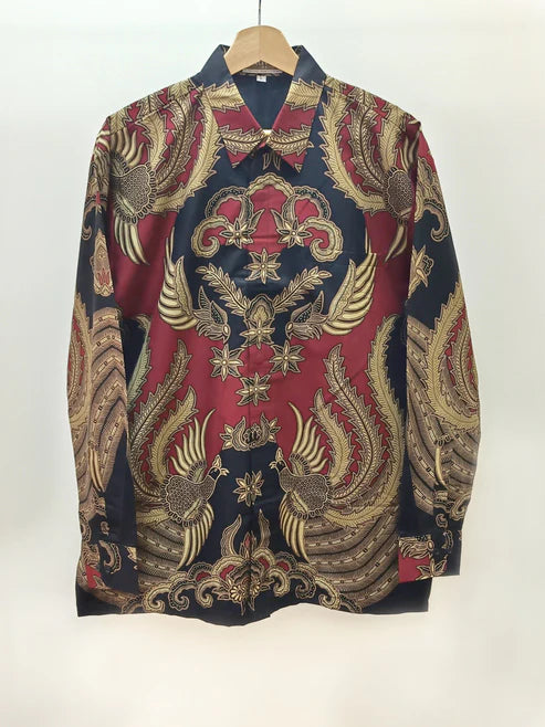 Men's Batik Shirt - Majestic | Long Sleeves