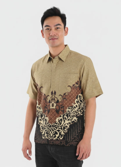 Men’s Batik Shirt – Bronze Crest | Short Sleeves video