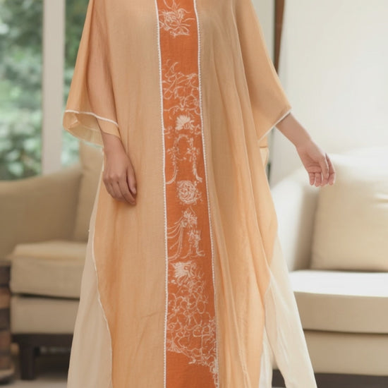 Women's Fusion Batik Dress - Sunset Mist - video
