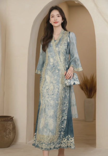 Women's Fusion Batik Dress - Mystique Flora - video