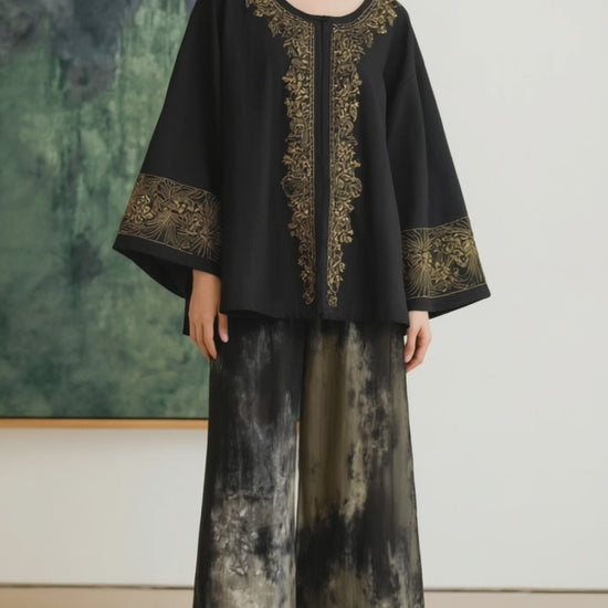 Women's Fusion Batik Kurung Set - Royalty - video