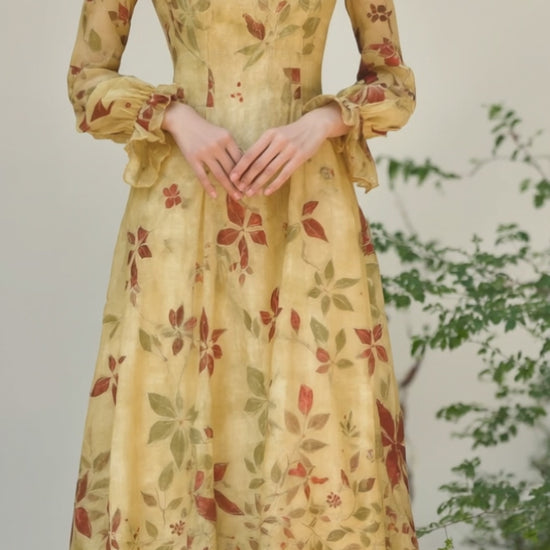 Women's Fusion Batik Dress - Autumn - video
