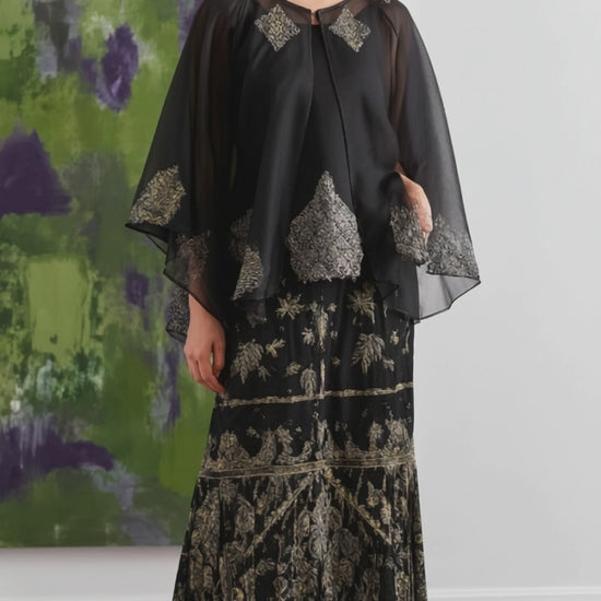 Women's Fusion Batik Dress - Midnight Sonata - Video
