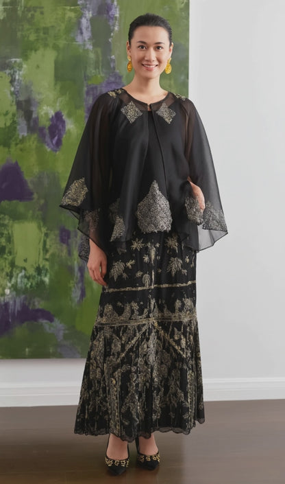 Women's Fusion Batik Dress - Midnight Sonata - Video