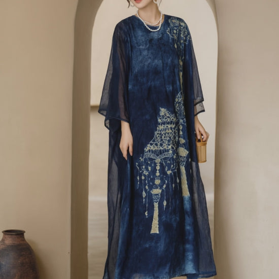 Women's Fusion Batik Dress - Chandara - video