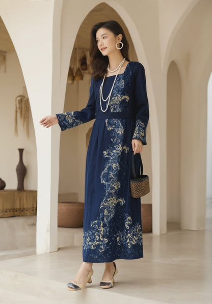Women's Fusion Batik Dress - Moonwash - video